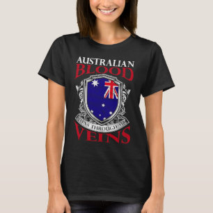 Australien för Proud Australian Aussie Australia R T Shirt