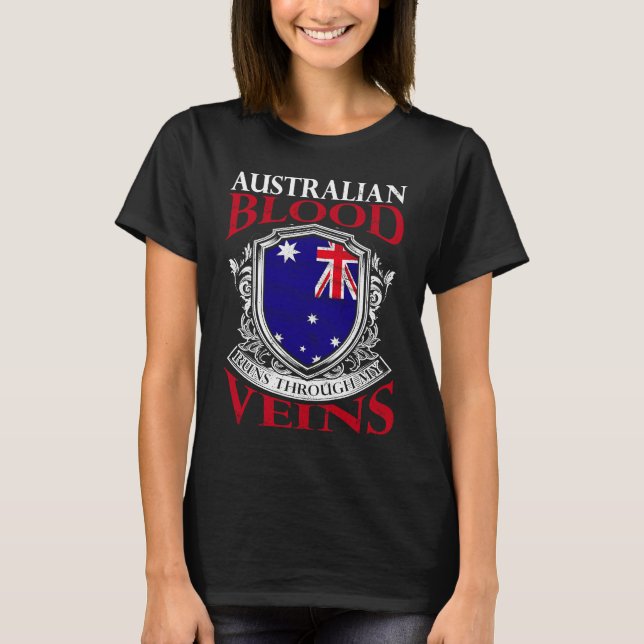 Australien för Proud Australian Aussie Australia R T Shirt (Framsida)