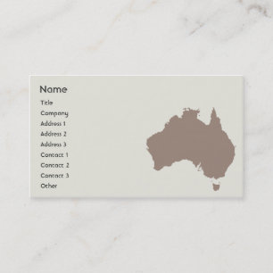 Australien - företag visitkort