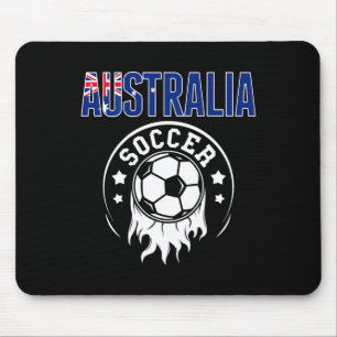 Australien Fotboll Fans Tröja Australiens flagg Fo Musmatta