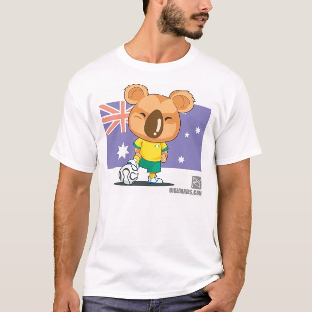 Australien fotboll t shirt (Framsida)