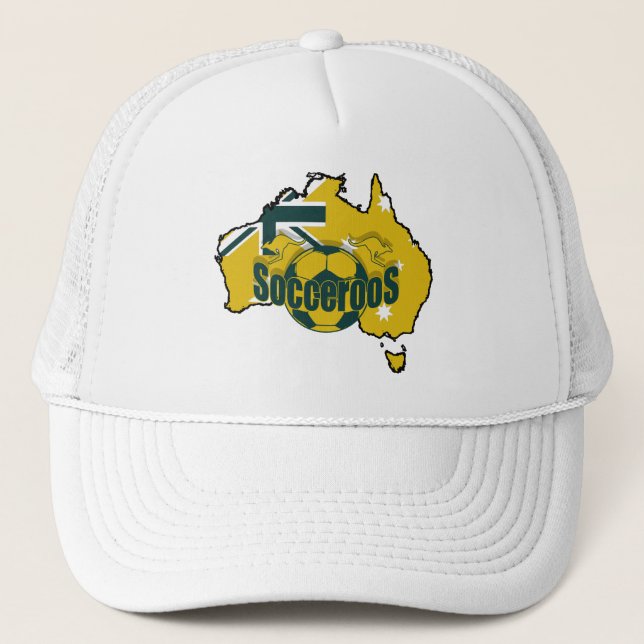 Australien fotboll truckerkeps (Framsida)