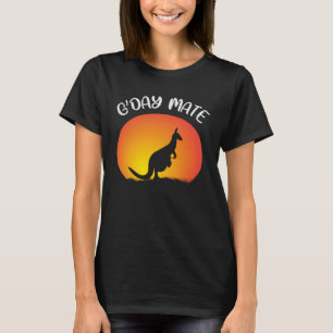 Australien G dag Kompis Aussie Stolthet Australie T Shirt