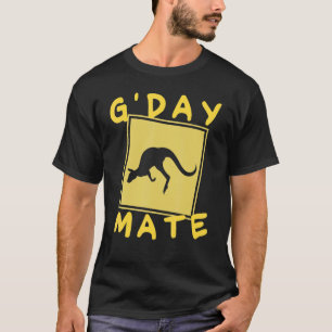 Australien G Dag Kompis Zoo Djur Aussie Känguru T Shirt