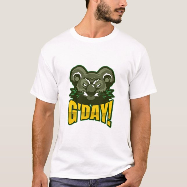 Australien, G'day, Kola, Aussie Spirit T Shirt (Framsida)