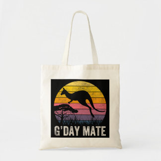 Australien G'day Mate Funny Kangaroo Australian Sy Tygkasse