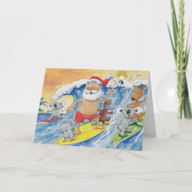 Australien God jul Helgkort (Framsida)