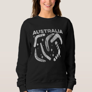 Australien Grafisk Boomerang Kastare Boomerang Lek T Shirt