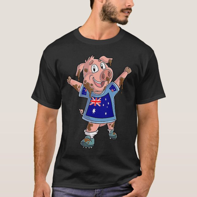 Australien Gris Fläkt T Shirt (Framsida)