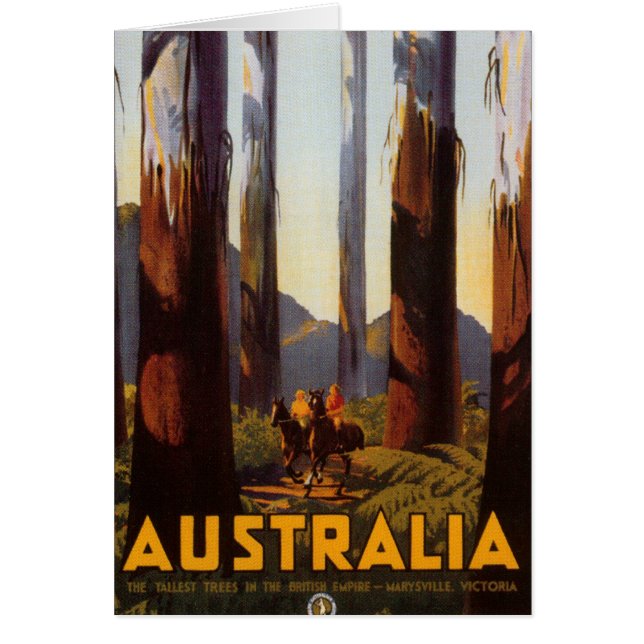 Australien Hälsningskort (Framsidan)