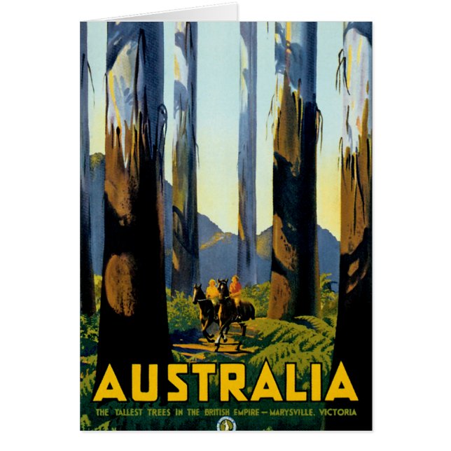 Australien Hälsningskort (Framsidan)