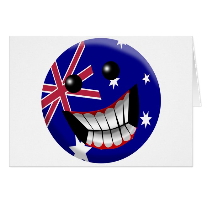 Australien Hälsningskort (Framsidan Horizontal)
