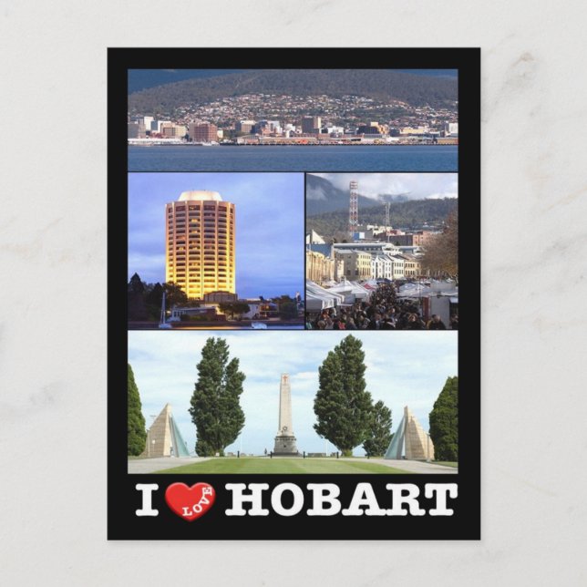 Australien - Hobart - Vykort (Framsida)