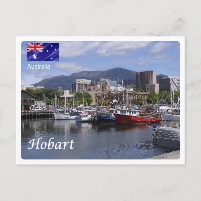 Australien - Hobart - Vykort (Framsida)