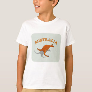 Australien, hoppa Kangaroo Tee Shirt