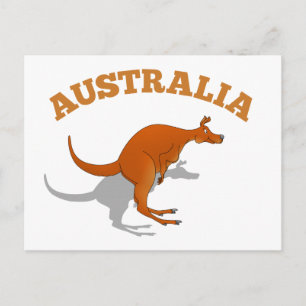 Australien, hoppa Kangaroo Vykort