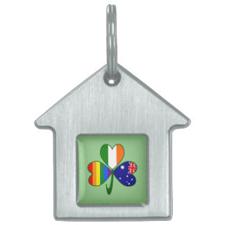 Australien Irland Gay Pride Shamrock ID-bricka Husdjur