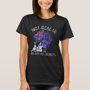Australien Isnt Real Funny Australian Flagga Not R T Shirt