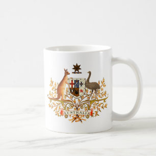 Australien jackar av arm kaffemugg