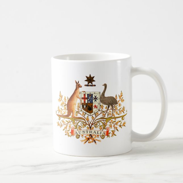 Australien jackar av arm kaffemugg (Höger)