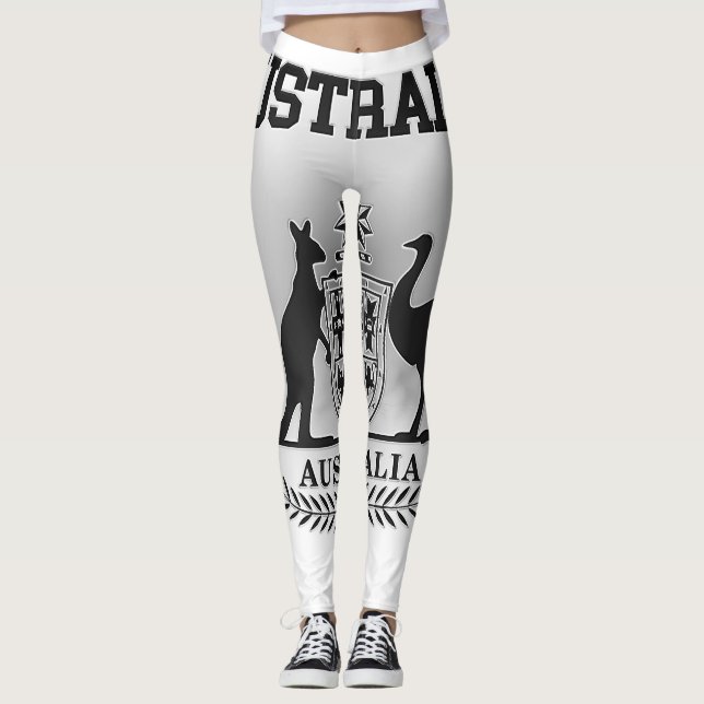 Australien Jackar om Arm Leggings (Framsida)