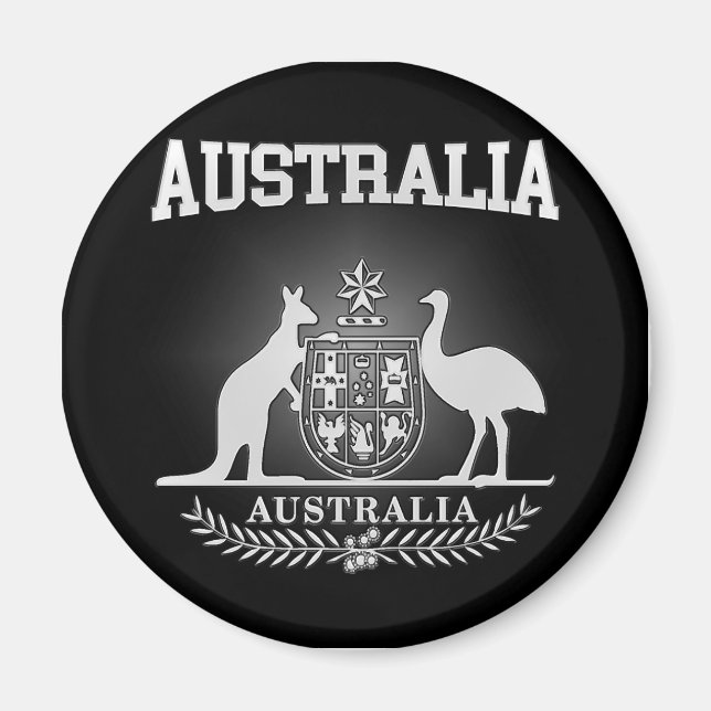 Australien Jackar om Arm Magnet (Framsidan)