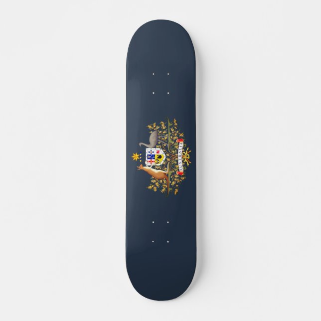 Australien Jackar om Arm Mini Skateboard Bräda 18,5 Cm (Framsida)