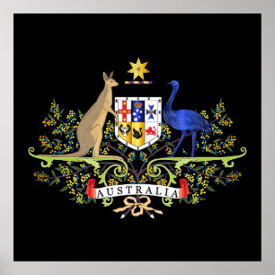 Australien jackar om arm poster