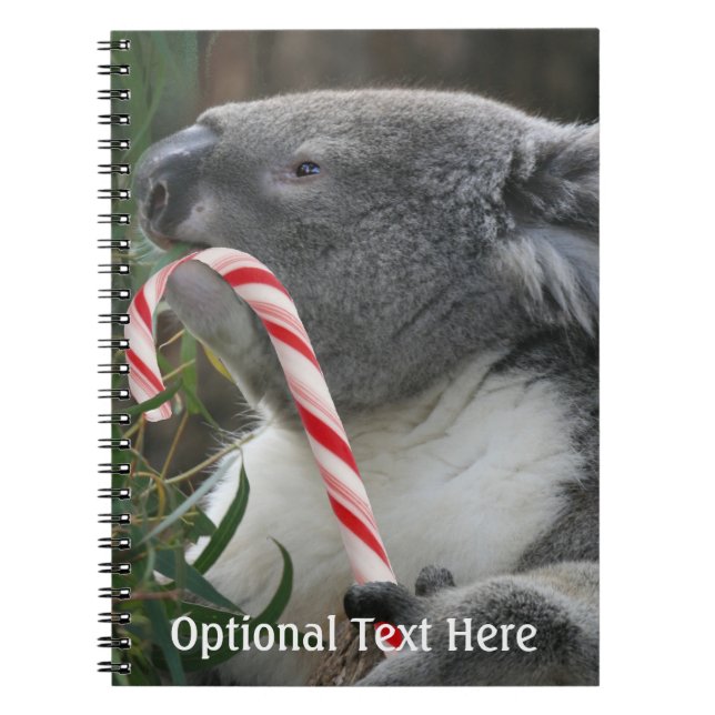 Australien jul Koala Bear Anteckningsbok (Framsidan)