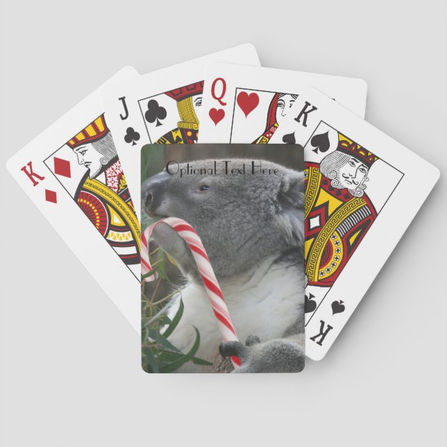 Australien jul Koala Bear Casinokort (Baksidan)