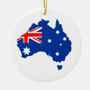 Australien Julgransprydnad Keramik