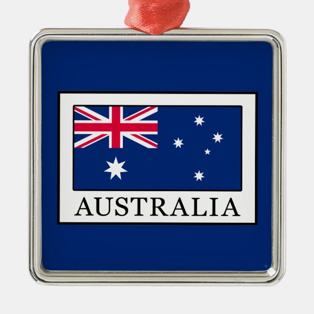 Australien Julgransprydnad Metall (Framsidan)