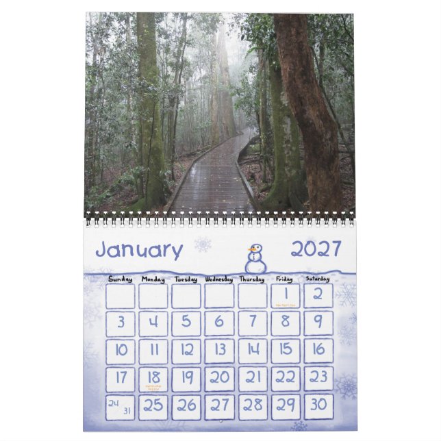 Australien Kalender (Jan 2027)