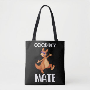 Australien Kangaroo Animal Australian Flagga Aussi Tygkasse