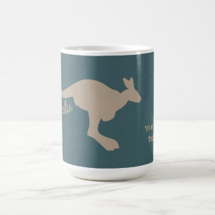 Australien Kangaroo anpassningsbar mugg