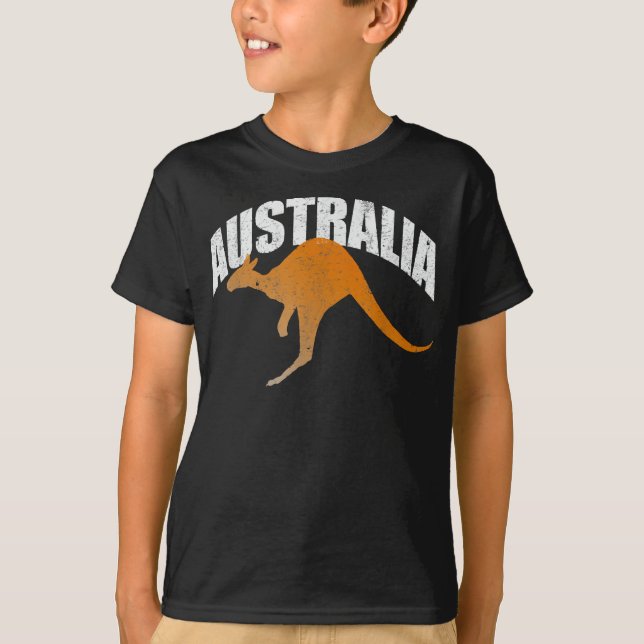 Australien Kangaroo | Australian Souvenir T-shirt (Framsida)