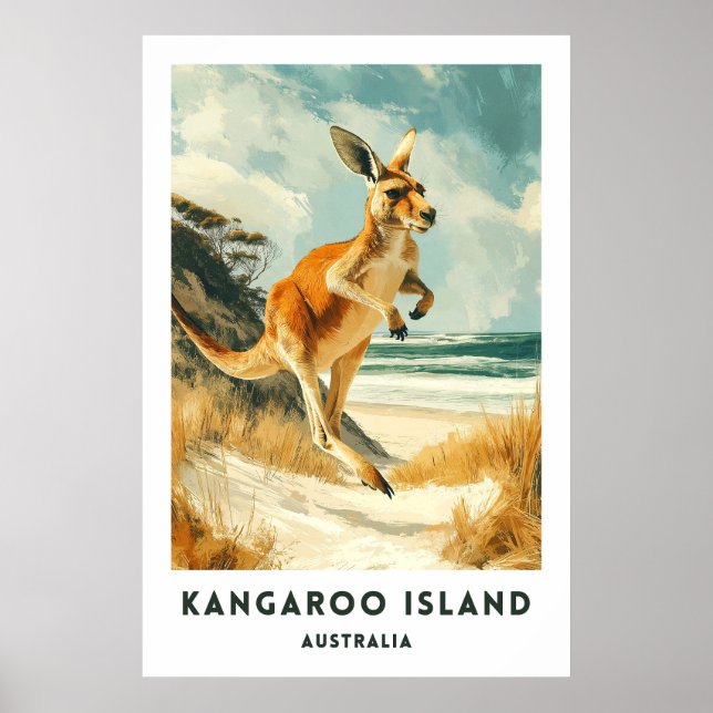 Australien Kangaroo Island Resaffisch Poster (Framsidan)