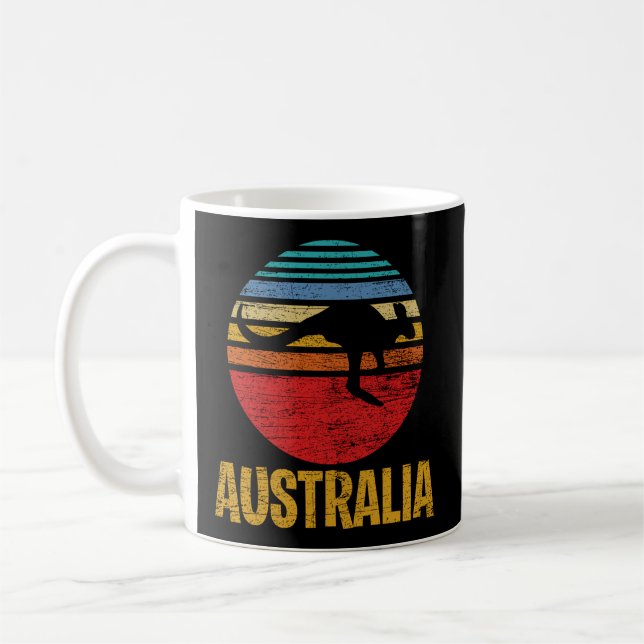 Australien Kangaroo Kaffemugg (Vänster)
