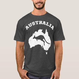 Australien Kangaroo PatrioticVintage T Shirt