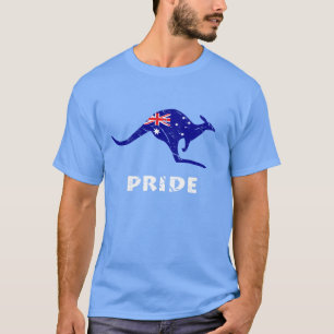 Australien Kangaroo Pride Land Flagga T Shirt