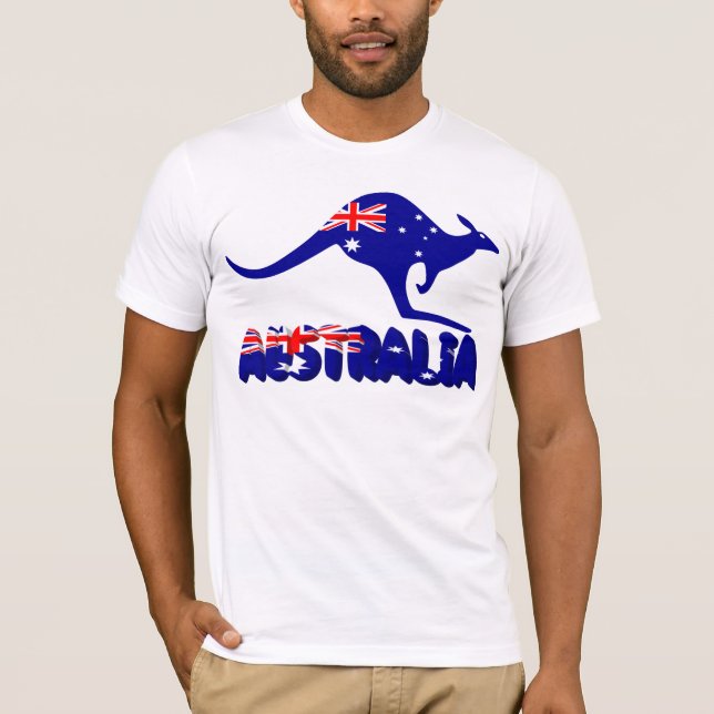 Australien Kangaroo T Shirt (Framsida)