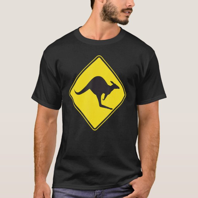 Australien Kangaroo T Shirt (Framsida)