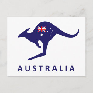 AUSTRALIEN KÄNGURUVYKORT VYKORT
