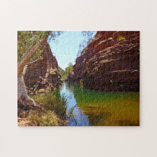 Australien Karijini National Park. Pussel (Horisontell)