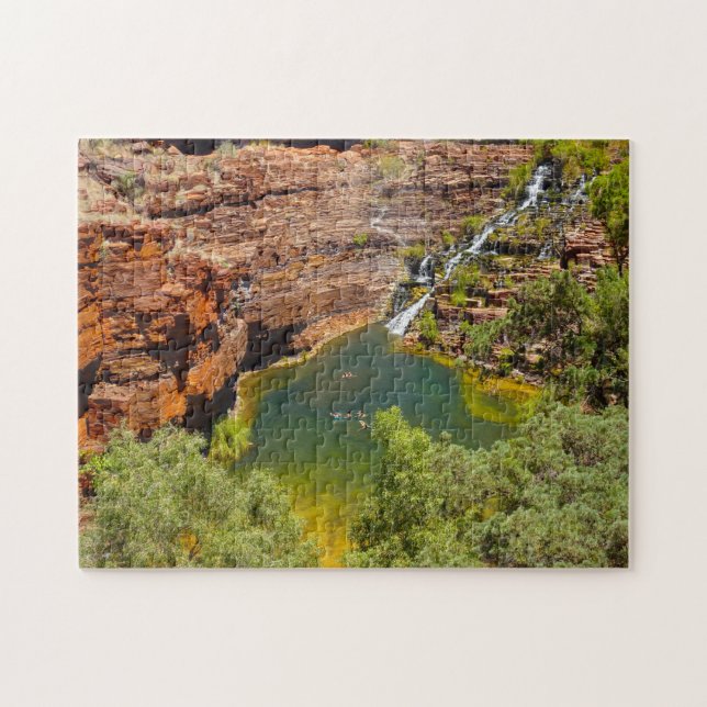 Australien Karijini National Park. Pussel (Horisontell)