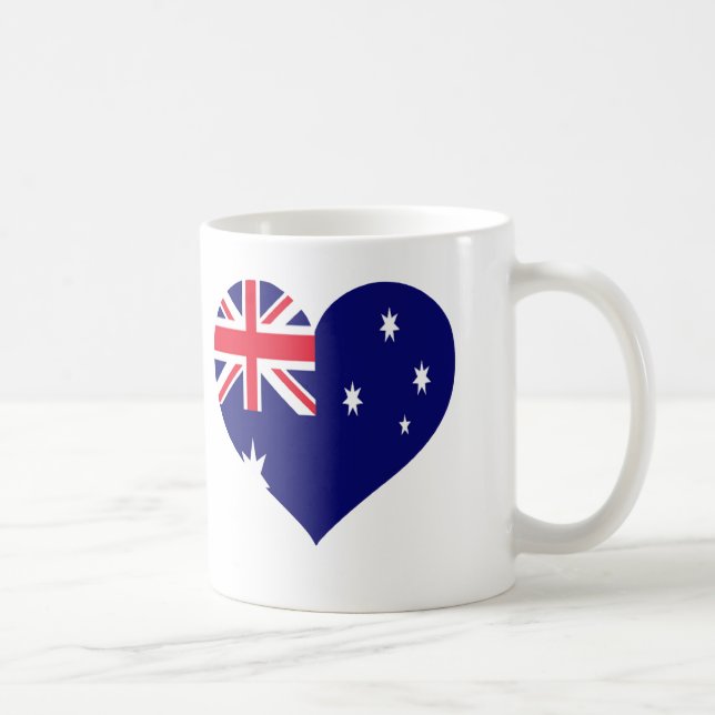 Australien Kärlek Kaffemugg (Höger)