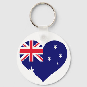 Australien Kärlek Nyckelring