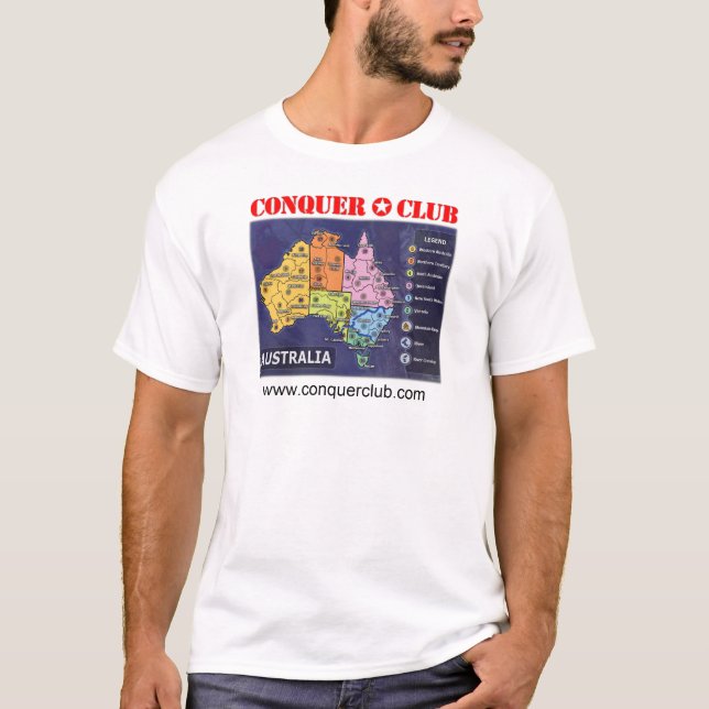Australien karta tröja (Framsida)