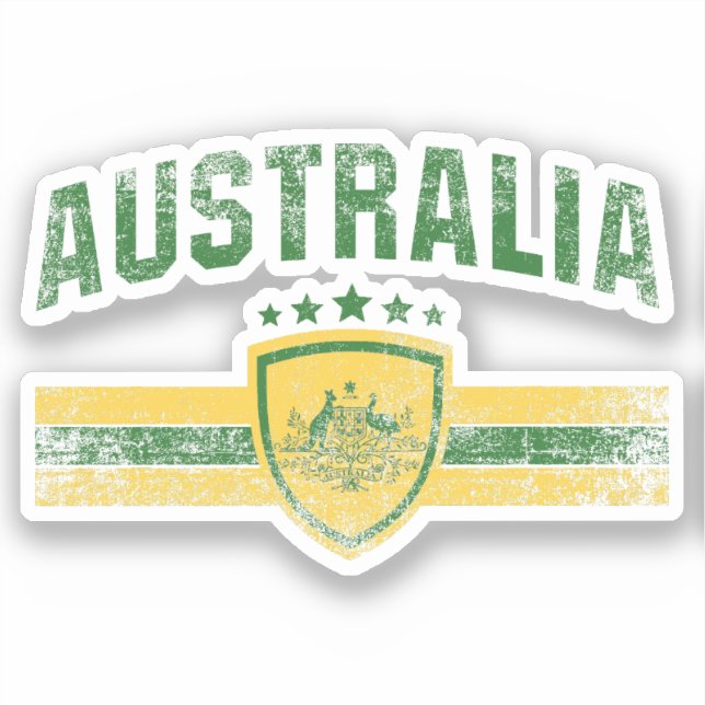 Australien Klistermärken (Framsida)