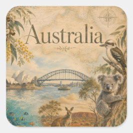 Australien klistermärken för älskare av Australien